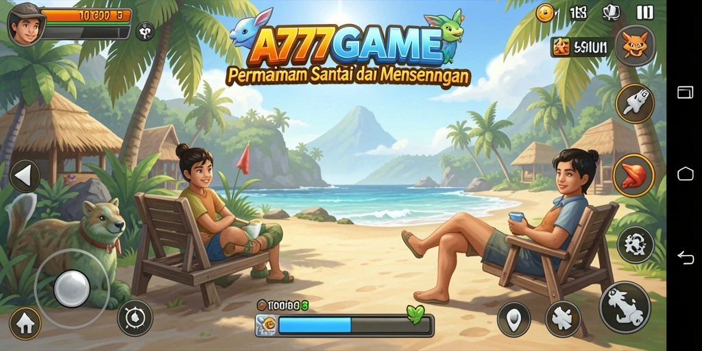 Screenshot gameplay A777GAME yang menampilkan keseruan permainan Casual.