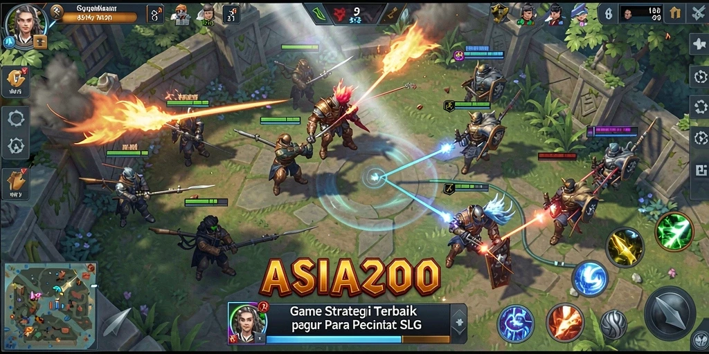 Tampilan menarik dari gameplay ASIA200 yang penuh strategi.