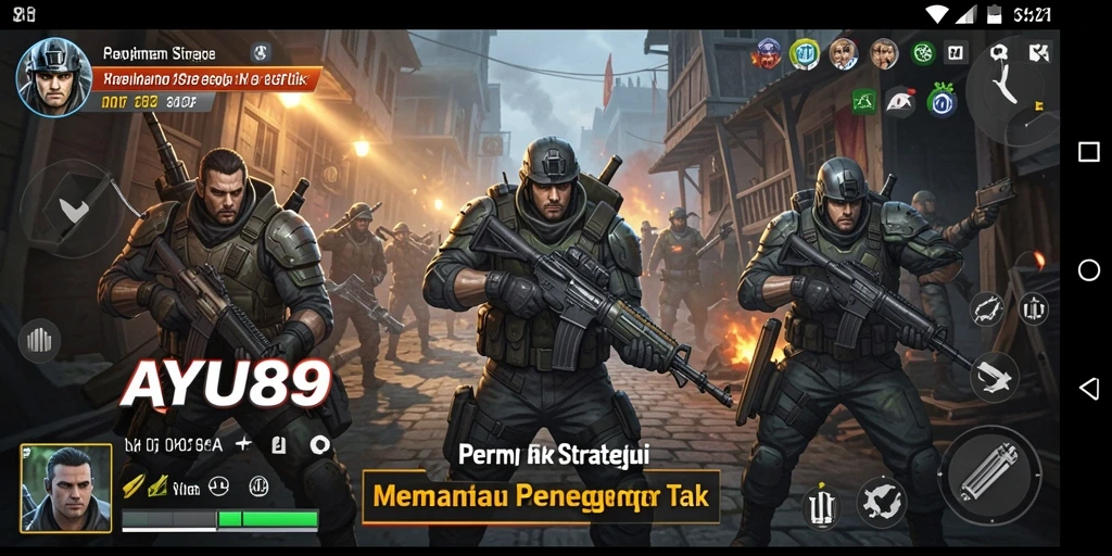 Tampilan gameplay menarik dari AYU89 dengan berbagai strategi yang dapat diterapkan.
