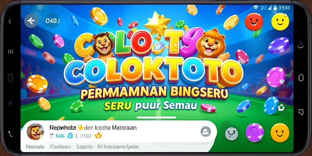 Tampilan menarik dari gameplay Bingo di COLOKTOTO.