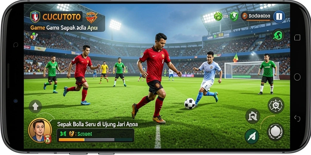 Tampilan gameplay seru dari CUCUTOTO yang mengasyikkan.