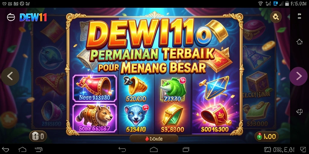 Tampilan gameplay <strong>DEWI11</strong> yang menakjubkan dan interaktif.