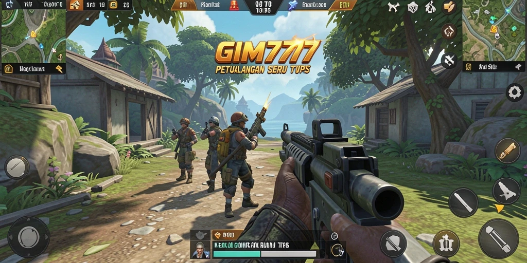 Tampilan menarik dari gameplay GIM777 yang intens.