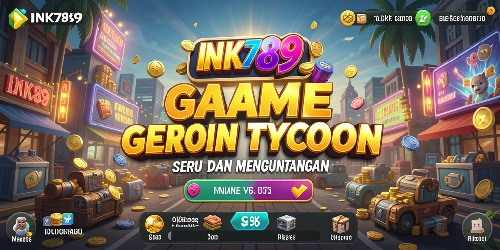 Tampilan gameplay Tycoon yang menarik dan penuh warna.