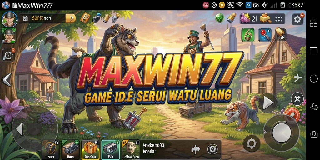 Tampilan gameplay MAXWIN77 yang menarik dengan elemen Idle.