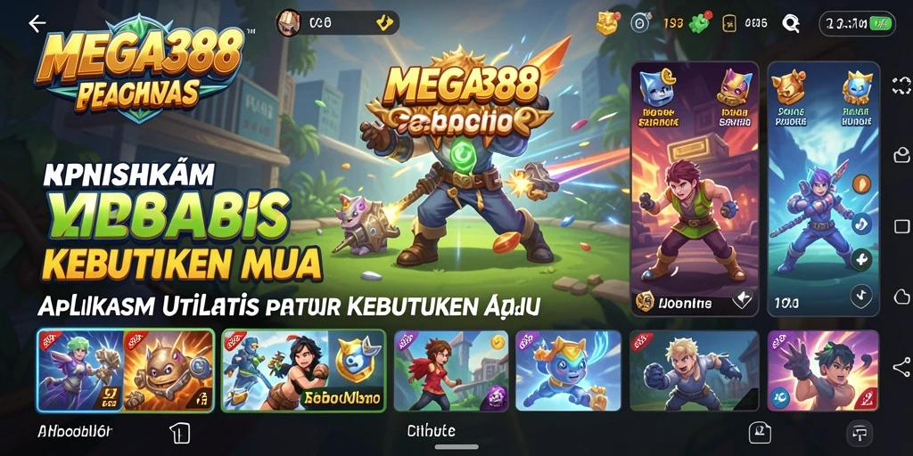 Tampilan antarmuka MEGA388 yang sederhana dan intuitif.