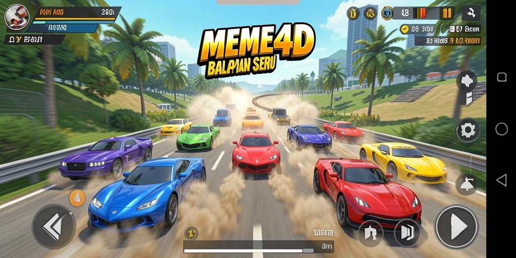 Game balapan dengan grafik menawan dan aksi mendebarkan.