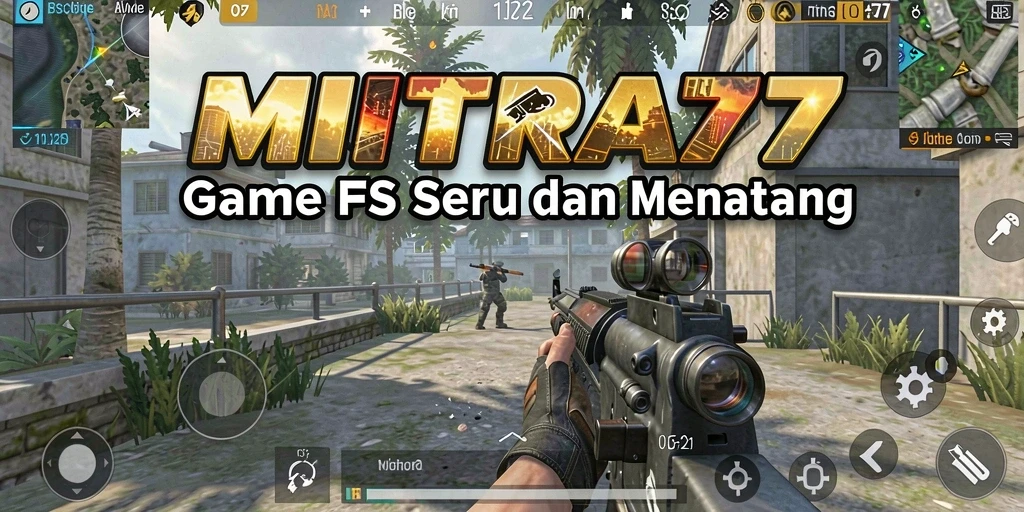 Gameplay seru dan menantang di MITRA77 dengan senjata modern.