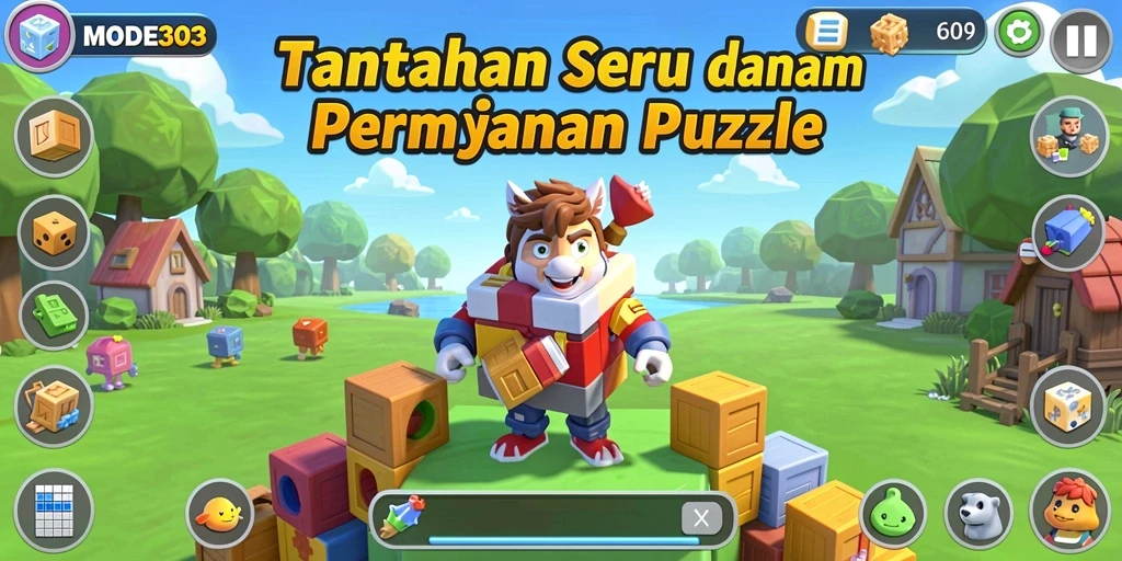 Gameplay menarik dari MODE303 yang penuh teka-teki seru.