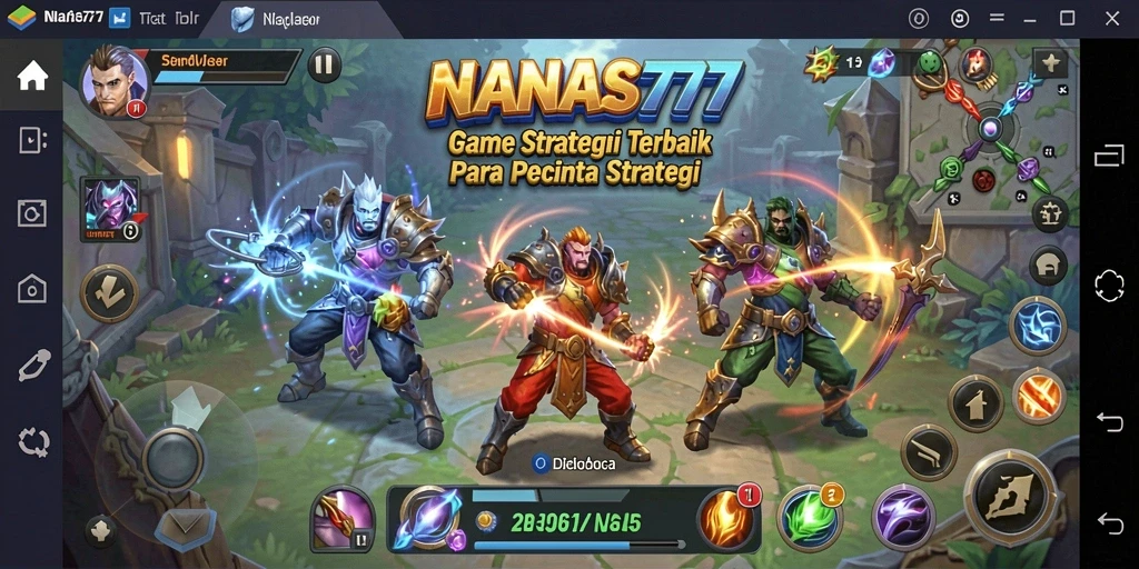 Tangkapan layar gameplay <strong>NANAS777</strong> yang menampilkan aksi strategi yang mendebarkan.