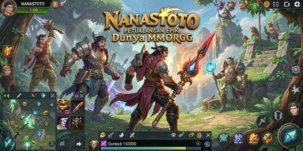 Gameplay seru NANASTOTO menunjukkan pertarungan dan eksplorasi dunia yang menakjubkan.