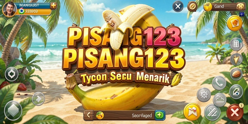 Screenshot gameplay PISANG123 yang menampilkan manajemen bisnis.