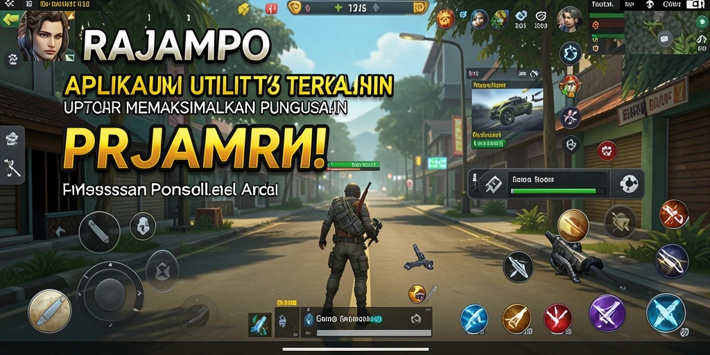 Screenshot utama RAJAMPO menampilkan antarmuka intuitif untuk mengelola Utility.