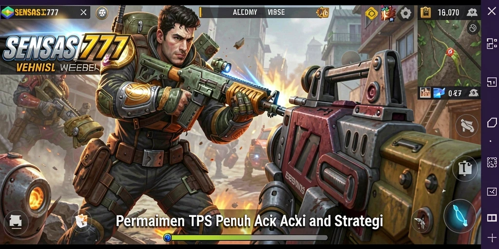 Tampilan gameplay menegangkan dalam SENSASI777 yang memukau.