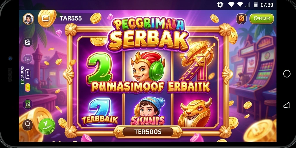Screenshot utama TAR555 menampilkan gameplay Slot yang menarik dan interaktif.