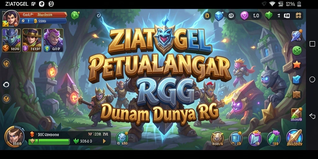 Tampilan gameplay ZIATOGEL dengan pertarungan seru dan dunia yang luas.
